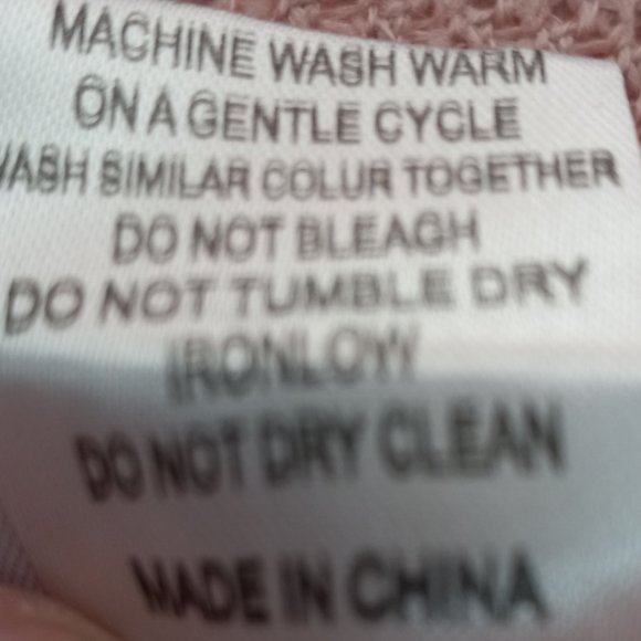 Rose Mauve Cable Knit (look) Long Duster Sweater Cardigan By REBORN LG (T-358) - Picture 12 of 12